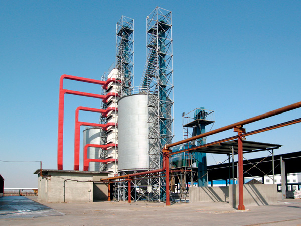 內蒙健隆淀粉有限公司200t玉米烘干系統--熱源蒸汽