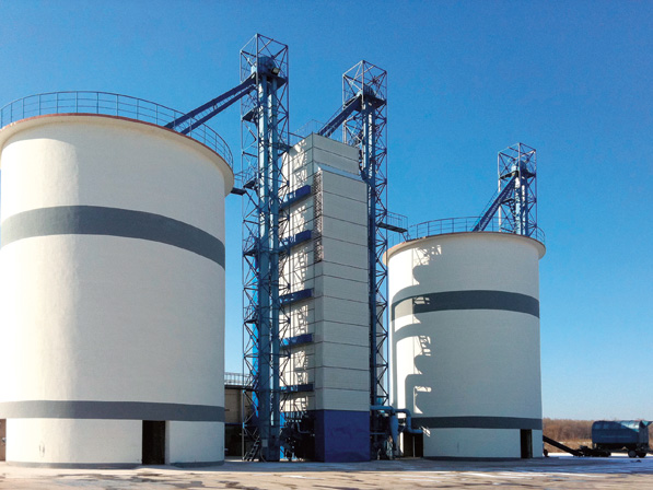 中儲糧千山直屬庫500t稻谷烘干系統